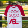 Kép 2/2 - Look Good In ASL póló - fehér/piros