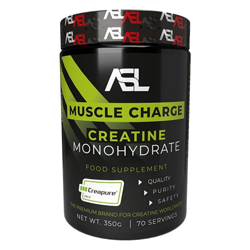 Muscle Charge - Kreatin monohidrát por (100% Creapure®, 350 gr) 