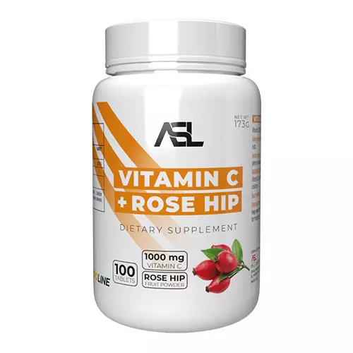C-Vitamin (1000 mg) csipkebogyó kivonattal (100 tabletta)