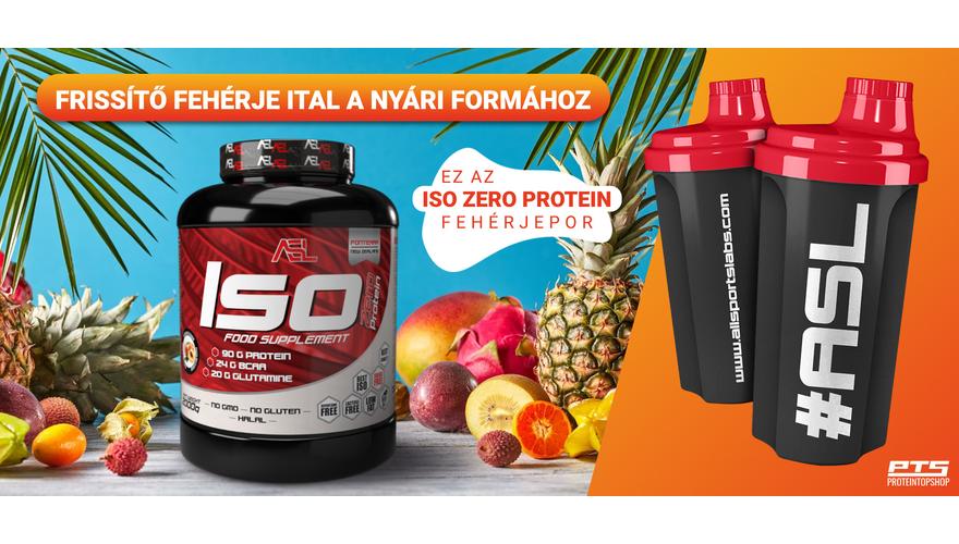 Frissítő fehérje ital a nyári formához: Ez az Iso Zero Protein fehérjepor