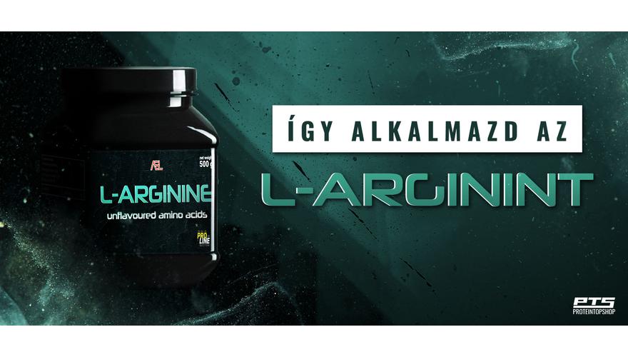 Így alkalmazd az L-Arginint