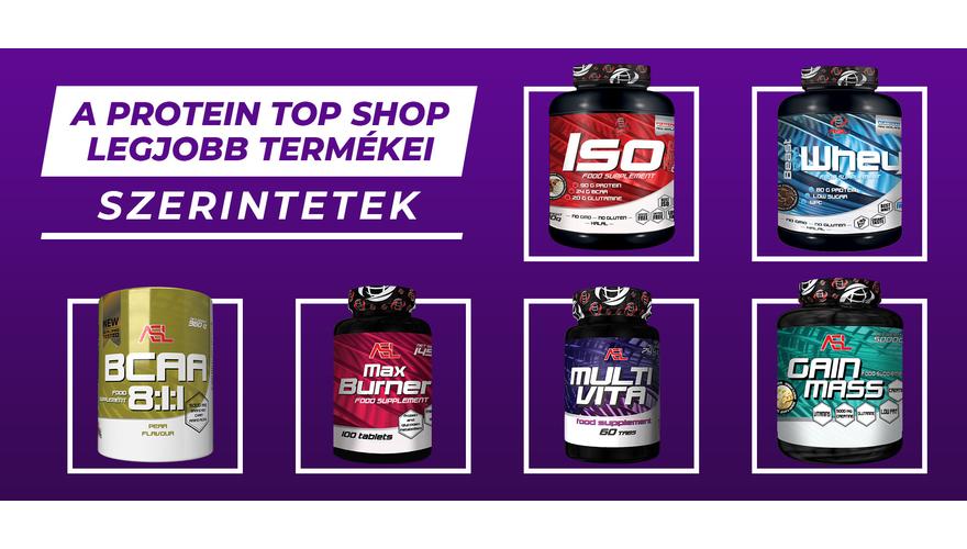 A Protein Top Shop legjobb termékei - szerintetek!