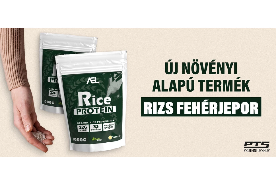 Új növényi alapú termék: Rizs fehérjepor